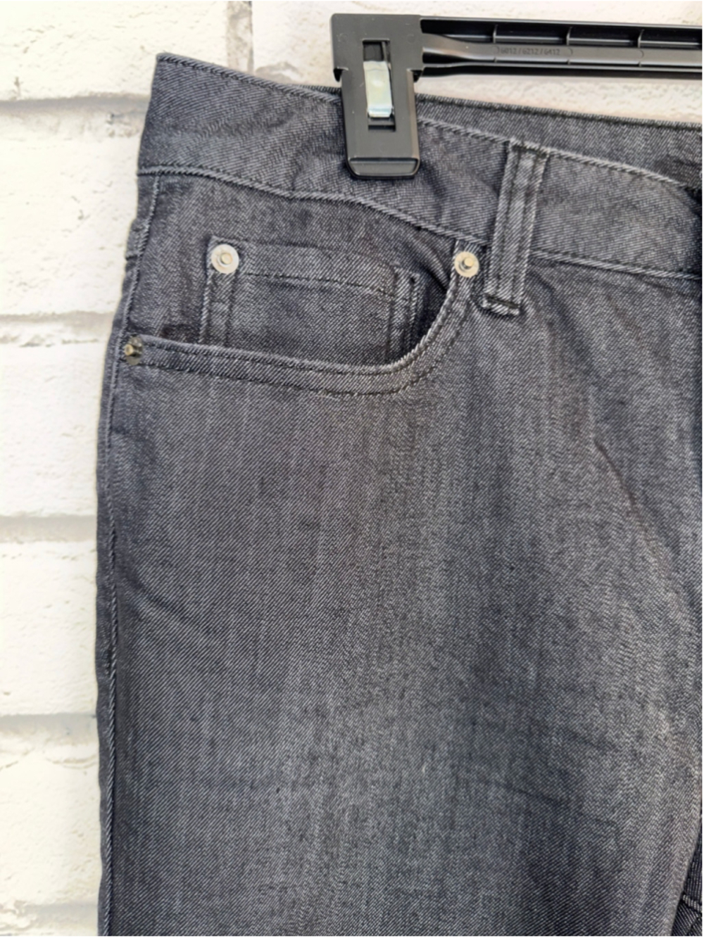Women's Prana Kayla High Rise Jeans size 8 32 in Inseam Dark Denim Slim Straight - Picture 8 of 15